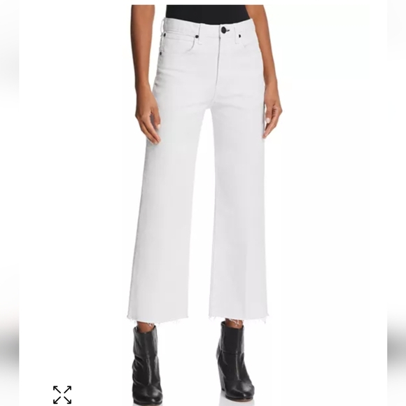 Rag & Bone Justin Wide Leg Ankle Jeans - Picture 1 of 10